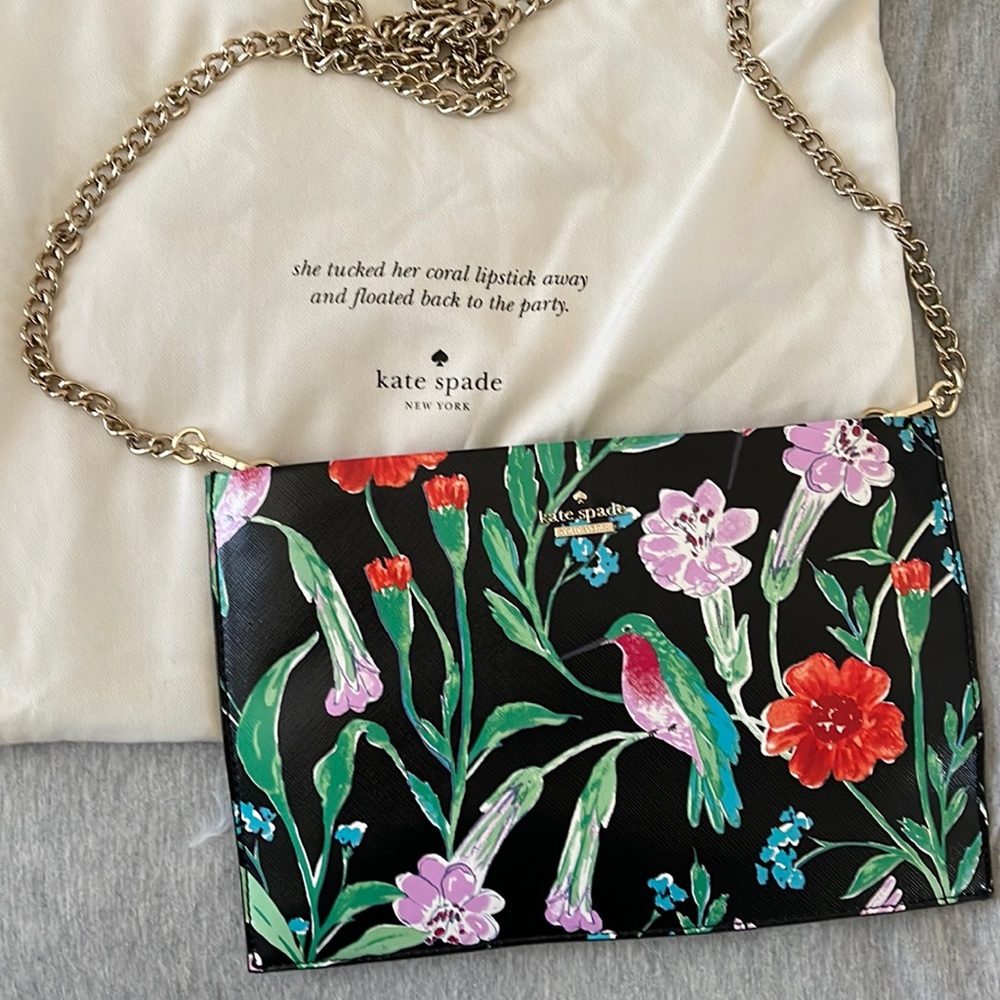 Kate Spade Hummingbird Floral Crossbody Bag